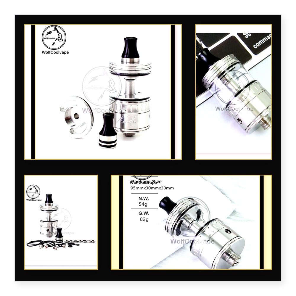Wolfcoolvape NOLA RTA 22mm Reb - Vaping Air review and price