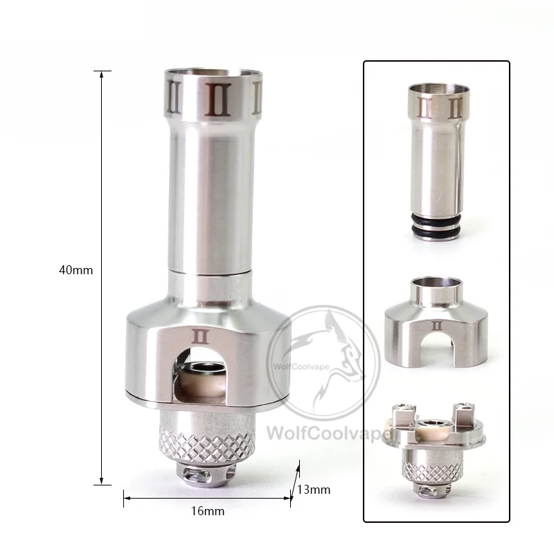 WOLFCOOLVAPE NT2U Style RBA Br - Vaping Air review and price