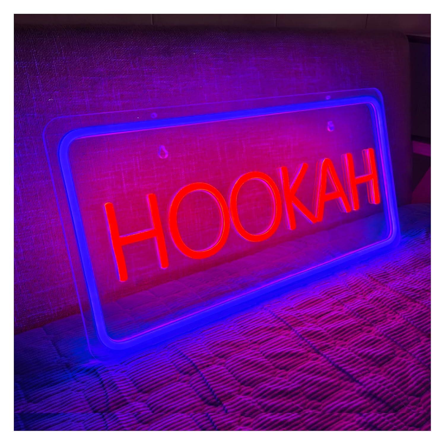 HOOKAH Neon Sign USB Dimmable  - Vaping Store review and price